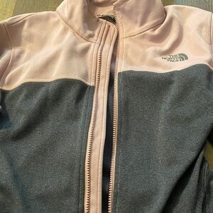 North face zip up jacket